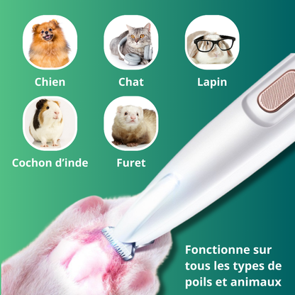 Tondeuse Vétérinaire PawTrim PRO -  Anti coupure et Silencieuse