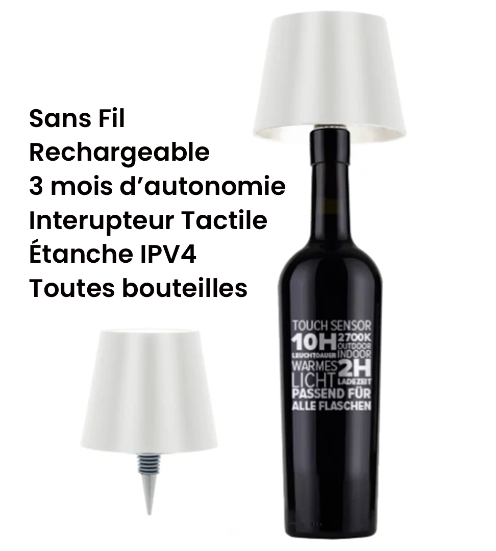 Lampe de bouteille universelle Sans Fil - BottleMAX