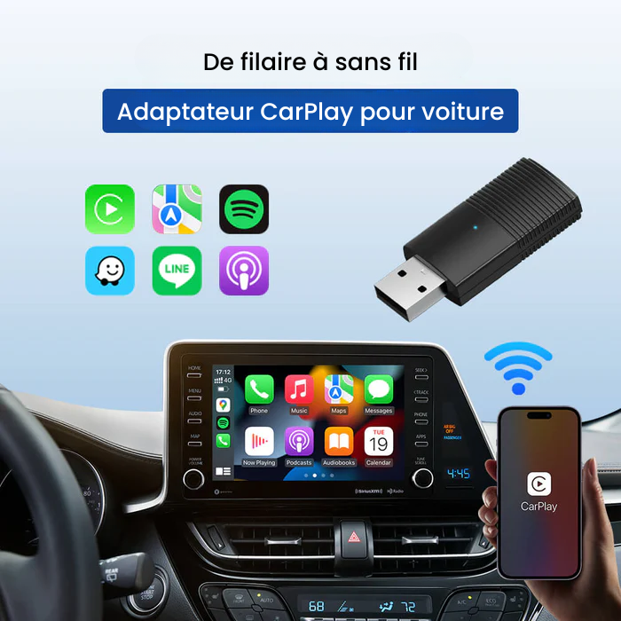 🔥 Offre spéciale du jour 🔥 Mini adaptateur sans fil CarPlay